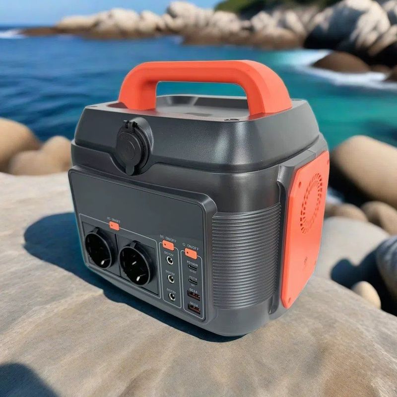 Lityum Battery Portable Power Station 600W 200W 300W Household için 110V 220V Camping