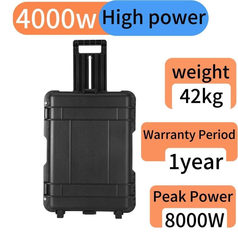 LT-40 4000W/3840wh Güneş Jeneratörü Sürdürülebilir Dış Enerji için AC Çıktısı 110V/220V