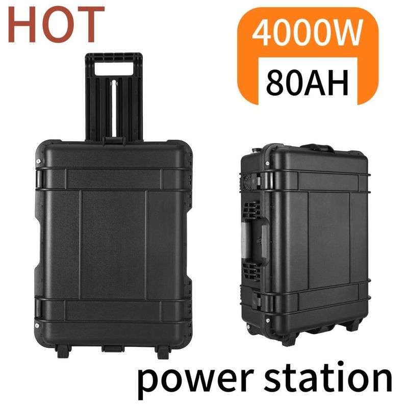 4000W 80ah Güneş Jeneratörü Dış Ev Acil Elektrik Santrali Güç Kaynağı için