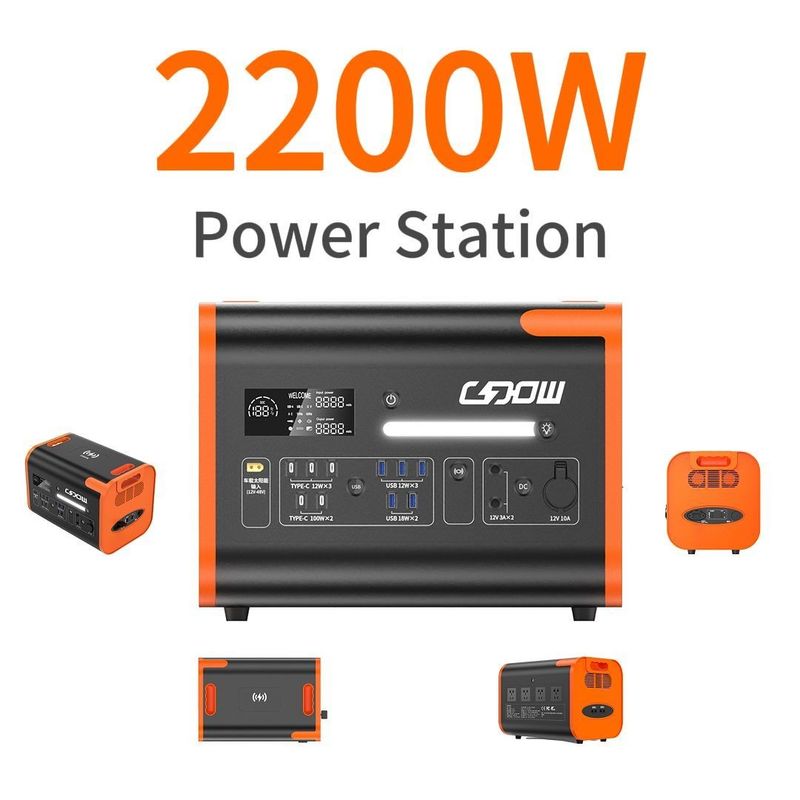 AT22 Güneş 2000W 2200W 2500W 3000W Taşınabilir Jeneratör Elektrik Santrali Sizin Faydanız İçin