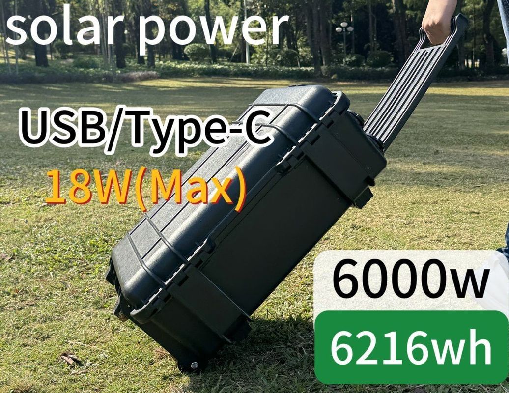 6000W jeneratör taşınabilir enerji istasyonu açık hava etkinlikleri için nihai çözüm