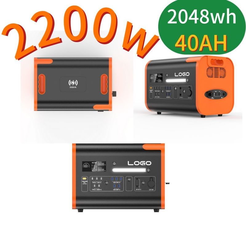 2200W-2400W Kamp/Ev Güneş Jeneratörü Herhangi bir macera için nihai güç çözümü