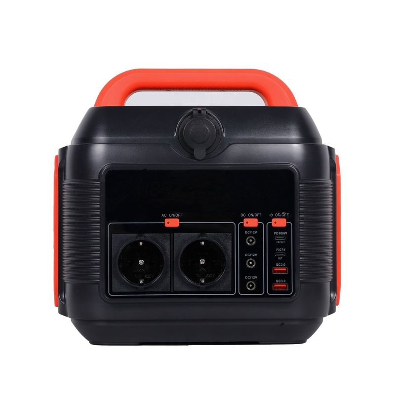 12V-13V/10A DC çıkış ve koruma fonksiyonu ile taşınabilir güneş jeneratörü 600W/576wh