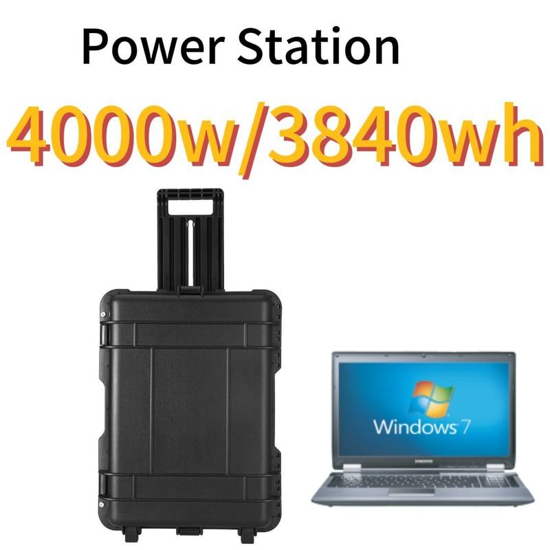 3840wh Ev Enerji Depolama Güç kaynağı Büyük kapasiteli taşınabilir elektrik santrali