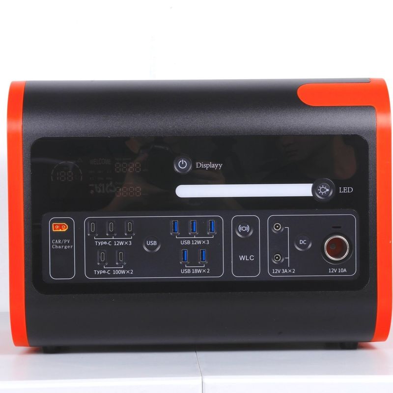 51.52V/40ah LiFePO4 Aküli Dış Kamp için Taşınabilir Güç Santrali 3500W Çıktı