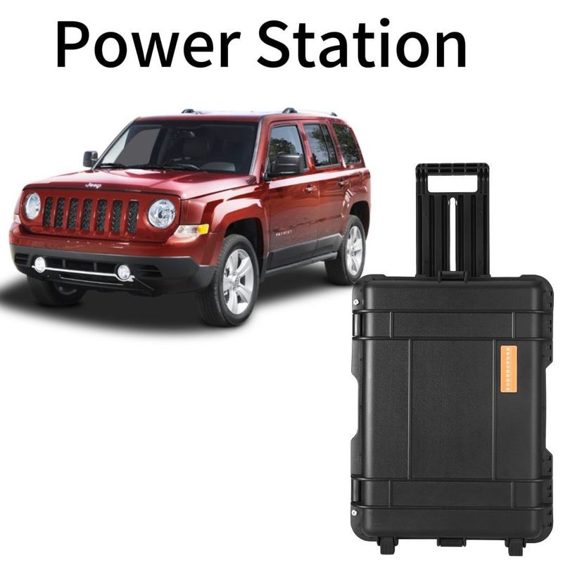 300W 600W 2200W 3000W Taşınabilir Güç kaynağı ABS Alaşım Açık Hava Acil Durum Elektrik Santrali