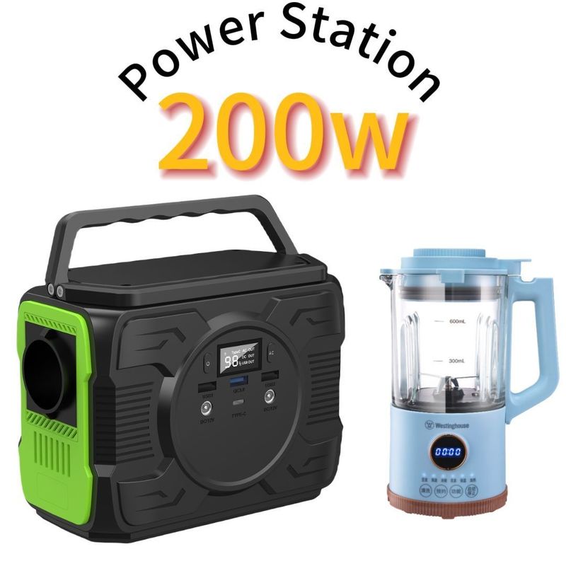 200W/173wh Lityum Pilli Ec5 Çıktısı 12V/200-300A ile Taşınabilir Güneş Enerjisi Santrali