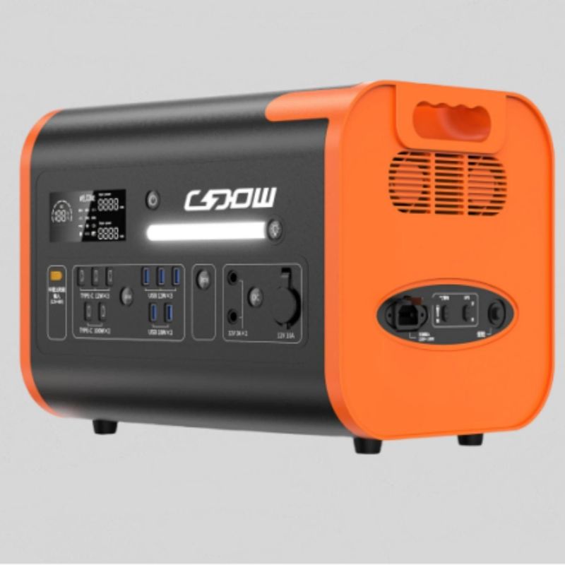 AT22 LiFePO4 Pil taşınabilir şarj istasyonu Mobil kampçılar için 600W 1000W 2200W