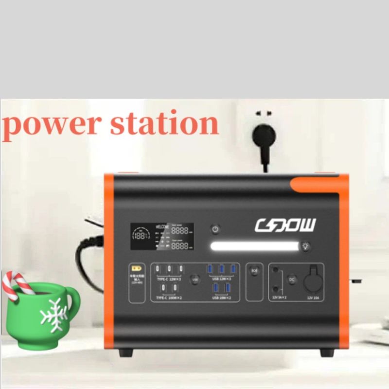 2200W/2048wh Yanık geçirmez ev ve saf sinüs dalga inverteri ile taşınabilir enerji istasyonu