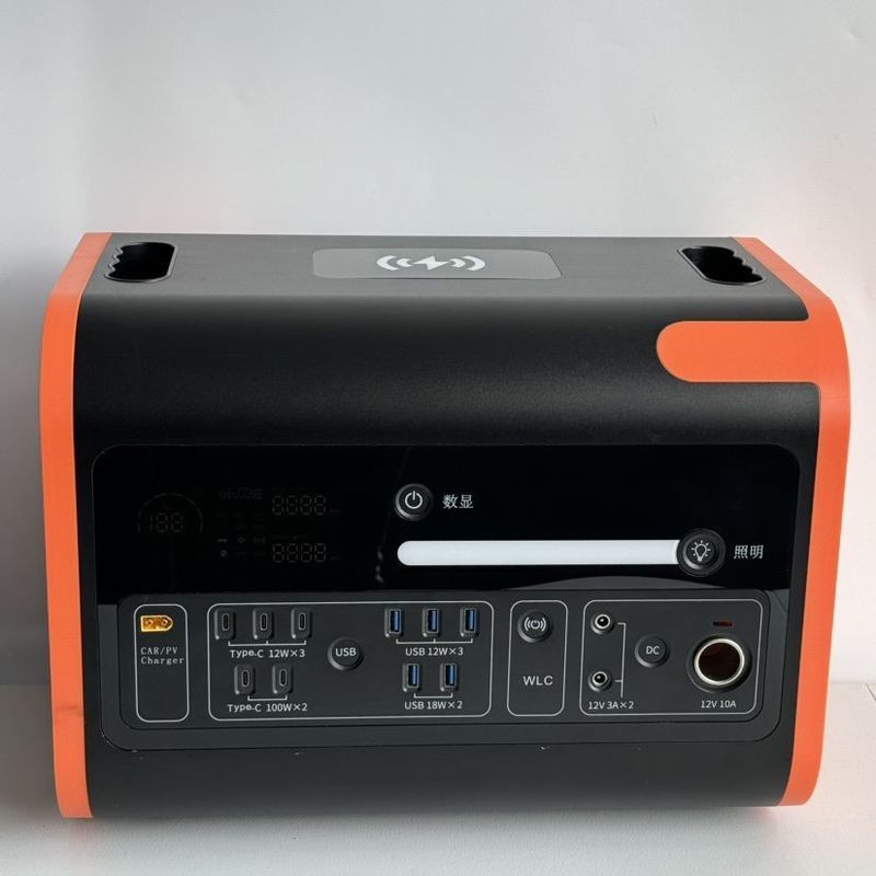 LiFePO4 2200W AT22 Kampta yedek enerji kaynağı için taşınabilir güneş enerjisi istasyonu