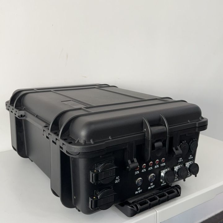 Güneş Jeneratörü 3000W Tüm AC çıkış soketi ve RS485 iletişim ile açık hava güç bankası