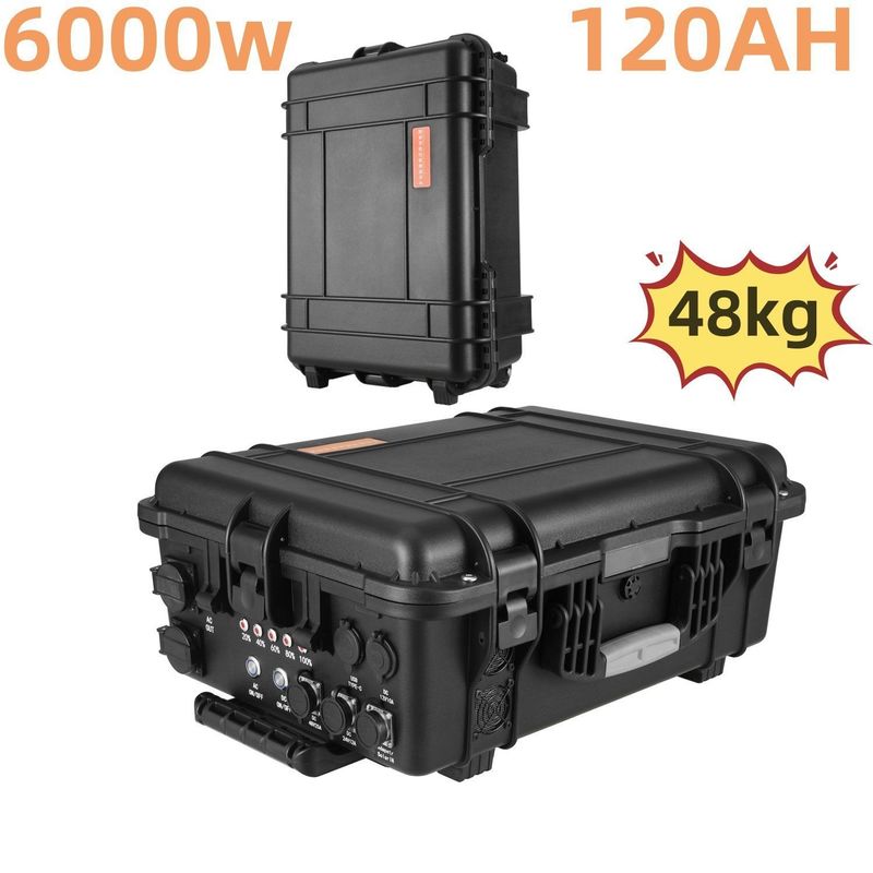 AC Pure Sine Wave 6000W/120ah Ev ve Dış Enerji Çözümü için Güneş Jeneratörü