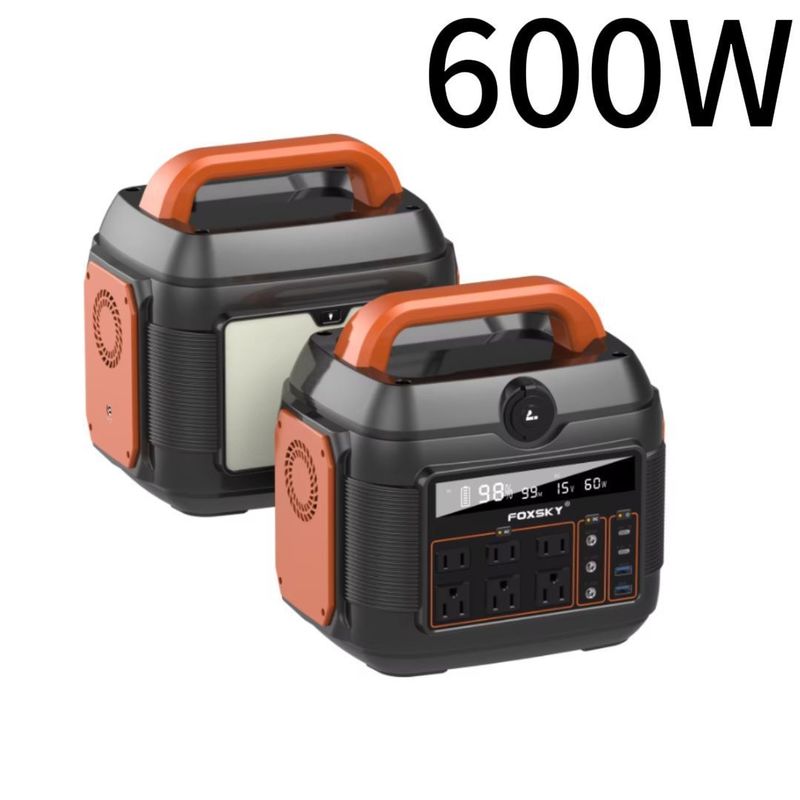Dışarıda seyahat etmek ve aile acil durumları için 2024 Hot 600W/7000W taşınabilir elektrik santrali