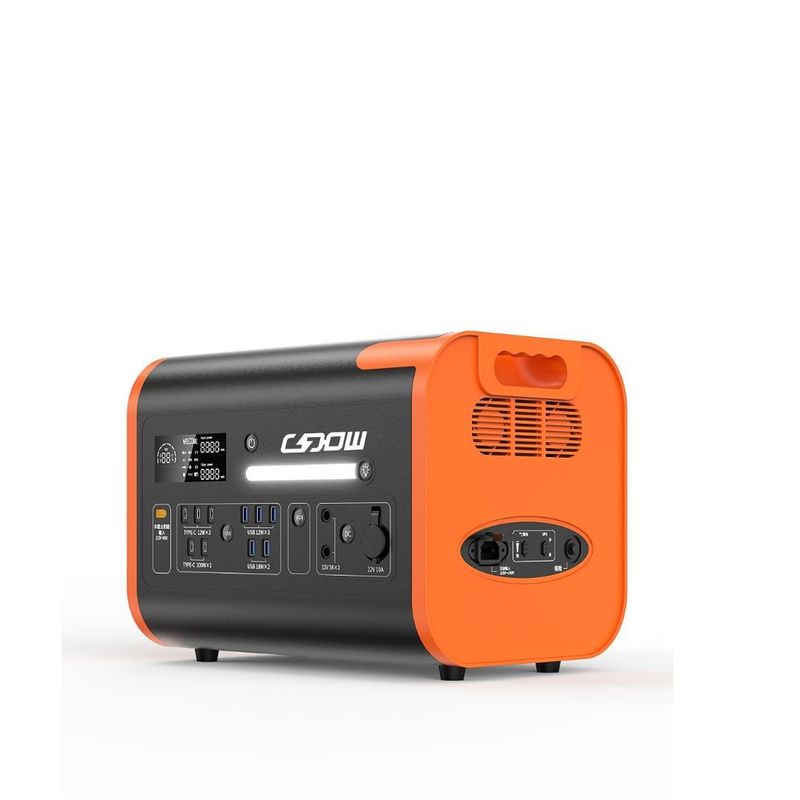 220V±5% AC Çıkış Voltajı Büyük Kapasiteli Taşınabilir Elektrik Santrali 2200W/2048wh/40ah