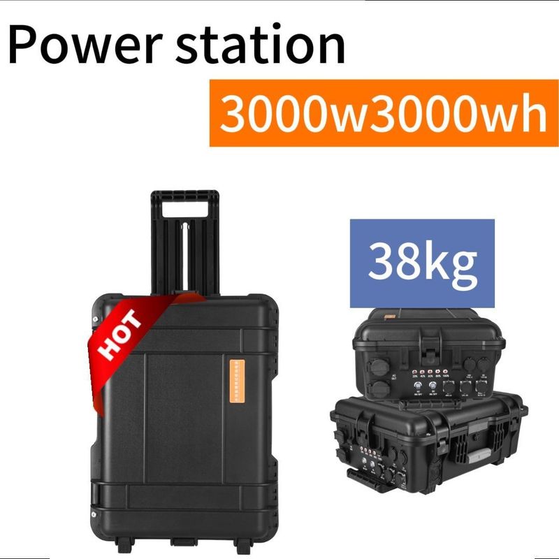 AC Çıkış Soketi Tüm Açık Elektrik Santrali 3000 W / 4000 W / 5000 W / 6000 W / 7000 W
