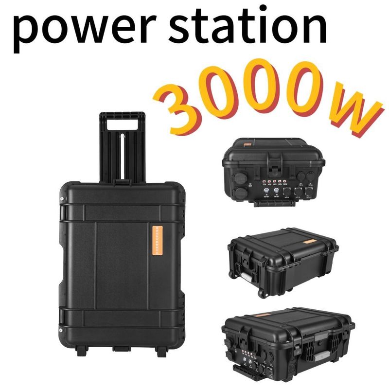Seyahat 3000W/220V/110V/UPS Saf Sine LiFePO4 Yedek Pil Kamp Portatif Elektrik Santrali
