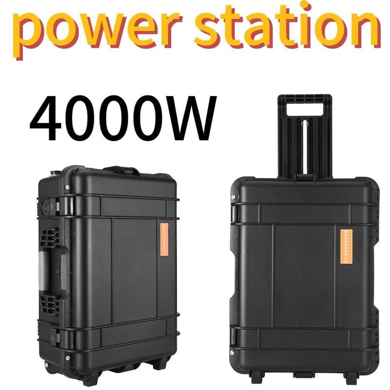 4000W Lityum Iron Phosphate Bataryası Dış İş ve Ev Bekleme Elektrik Santrali için
