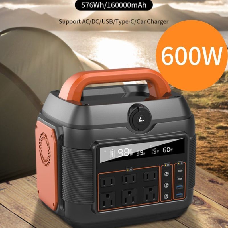 Mobil Şarj Çözümleri için Taşınabilir 600W Acil Güneş Jeneratörü Güç Santrali