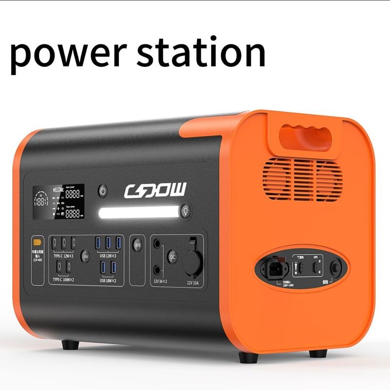 800W Maksimum Güneş Şarjı Araç Taz Sinüs Dalga Çıkış Dalga Formlu Taşınabilir Elektrik Santrali