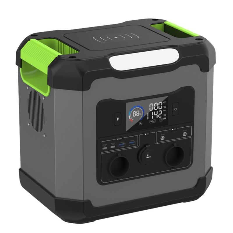 Sıcak Enerji 1500W/2000W/1200W C1 Tipi Çıktısı 12V/3A taşınabilir Güneş Enerjisi Santrali