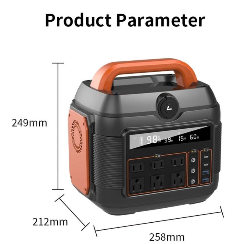 600W/1200W/3600W Lityum Pil Güneş Jeneratörü Açık Hava Kampı için Sıcak Mobil Güç