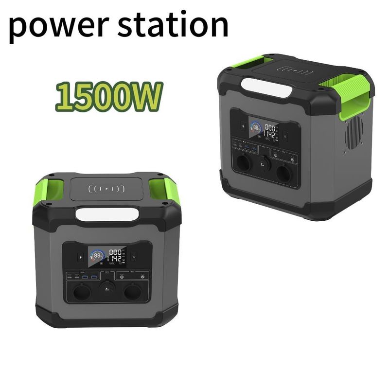 Açık Hava Kampı ST15 1500W Portatif Güç Santrali 110V/220V Güneş Paneli Şarjı