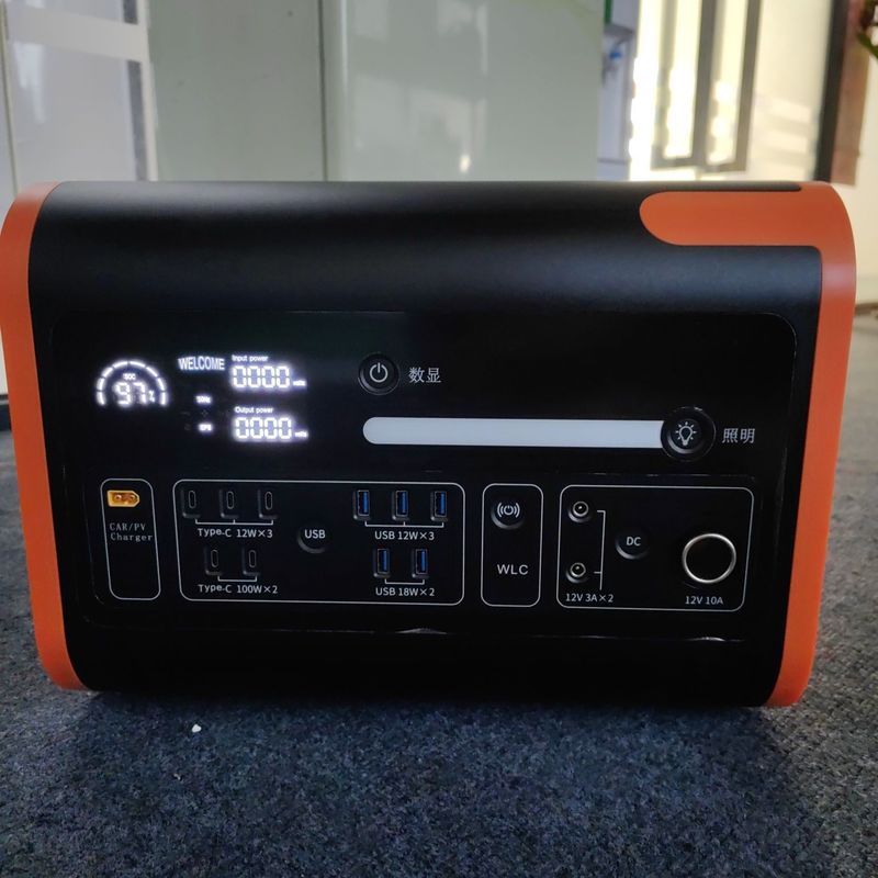 600W 1200W 2000W 2200W 3600W Şarj cihazı Dahili Lityum pil ömrü Po4 taşınabilir güneş enerjisi santrali