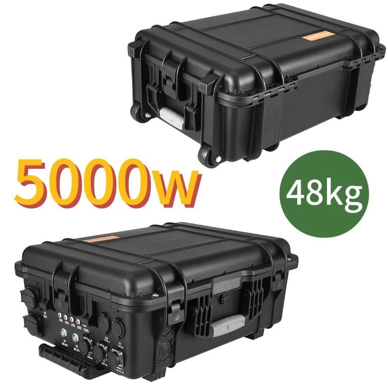USB taşınabilir 5000W Güneş Enerji Santrali Açık Hava Seyahatleri Kamp ve Acil Durumlar için
