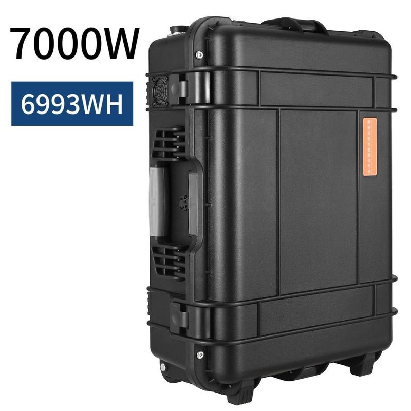 7000W/6993wh Güneş Jeneratörü Acil Dış ve Acil için Taşınabilir Elektrik Santrali