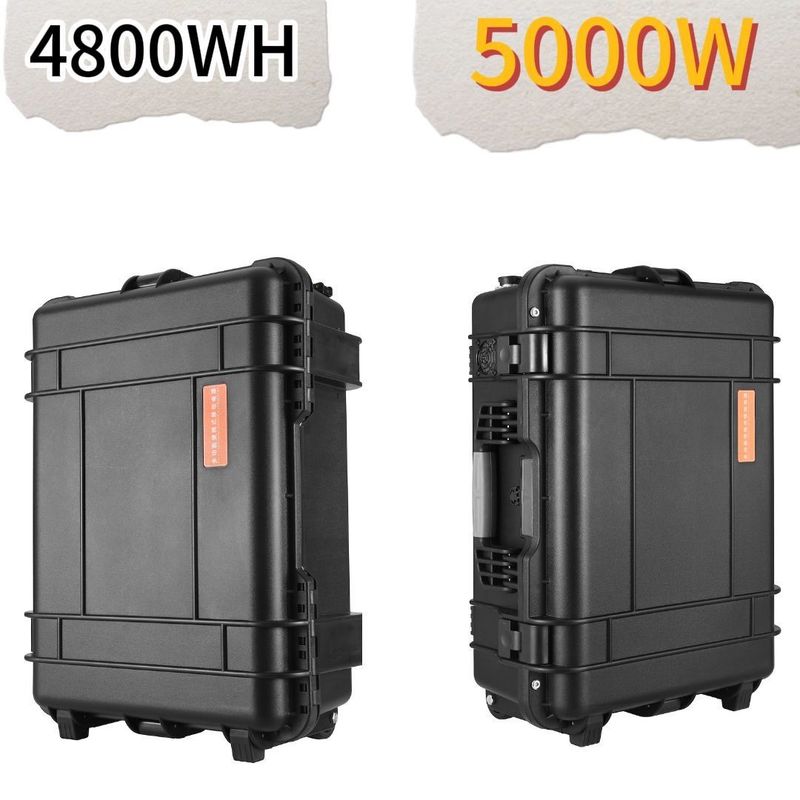 4000W/220-240V AC LiFePO4 Ev içi açık hava etkinlikleri için Güneş Jeneratörü Elektrik Santrali