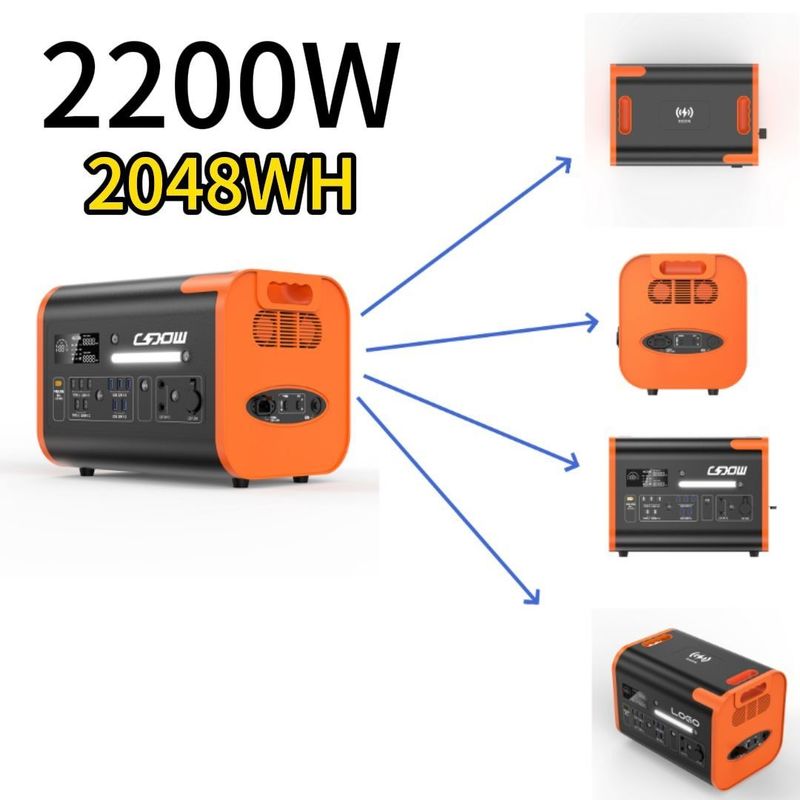 51.52V40ah 3.22V*16s Camping Bekleme Gücü Değiştiricisi, Pil Kapasitesi 51.52V40ah