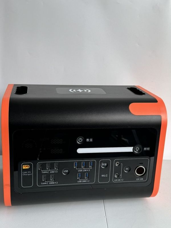 2200W taşınabilir elektrik istasyonu UPS Güneş Girişi 800W jeneratör kesintisiz güç kaynağı