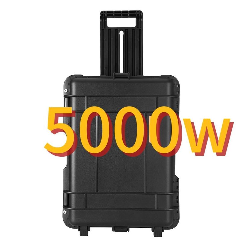 5000W/5000wh/2200W/3000W AC LiFePO4 Güneş Jeneratörü Elektrik Santrali Dışarıda 110V/220V