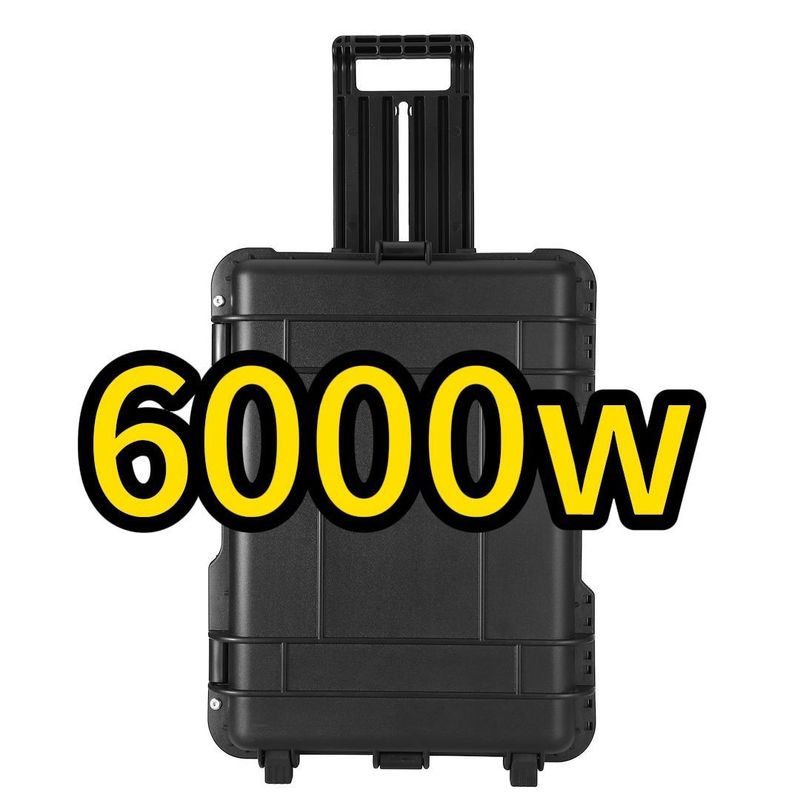 USB/Type-C 18W Max Ev ve Kamp Portatif Şarj Aracı 6000W 6216WH ST-60 Elektrik İstasyonu