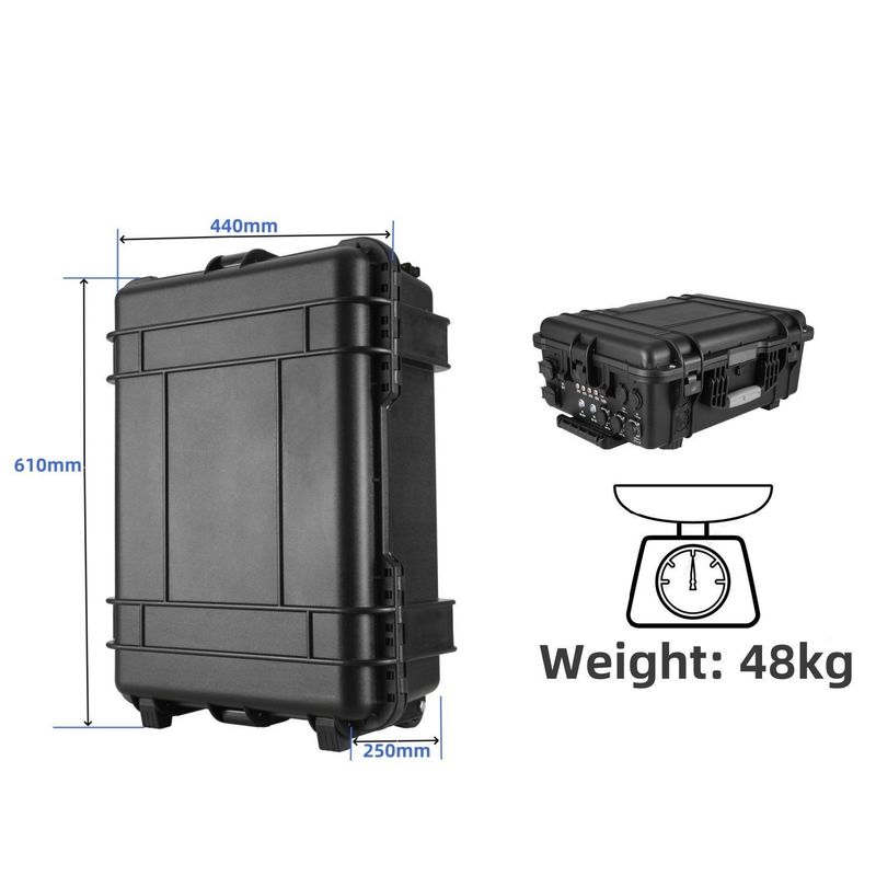 Dış Evler için 5000W/4800W Pil UPS Taşınabilir Güç Santrali 6-7 saat şarj süresi