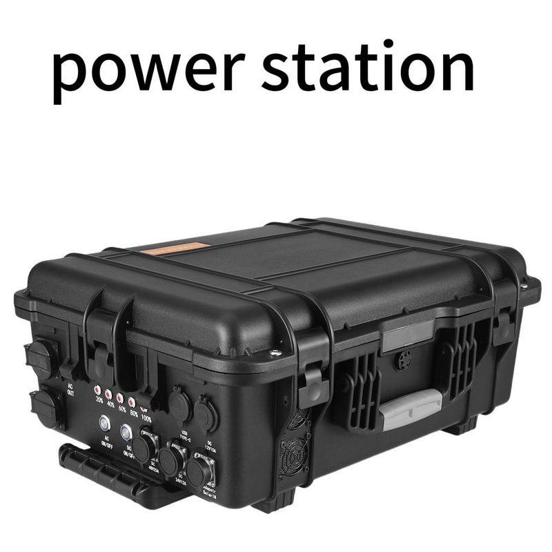 ST-60 6000W/6216wh Yüksek Güçlü Enerji Depolama Açık Hava Kampı için Taşınabilir Elektrik Santrali