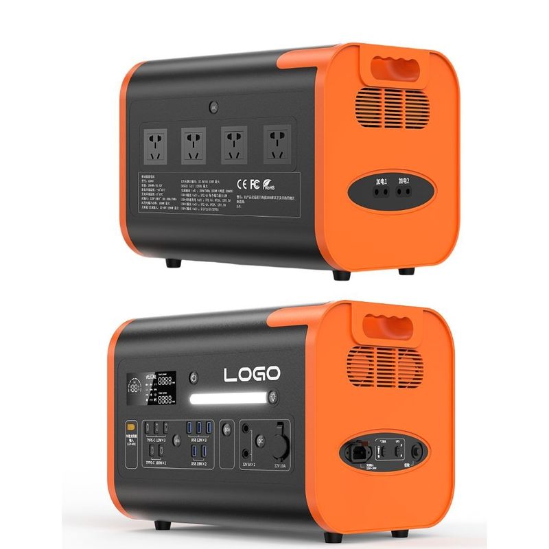 LiFePO4 Taşınabilir Güç Santrali 40ah/2200W/2400W Çoklu Sahne Şarjı ve Acil Durumlar için