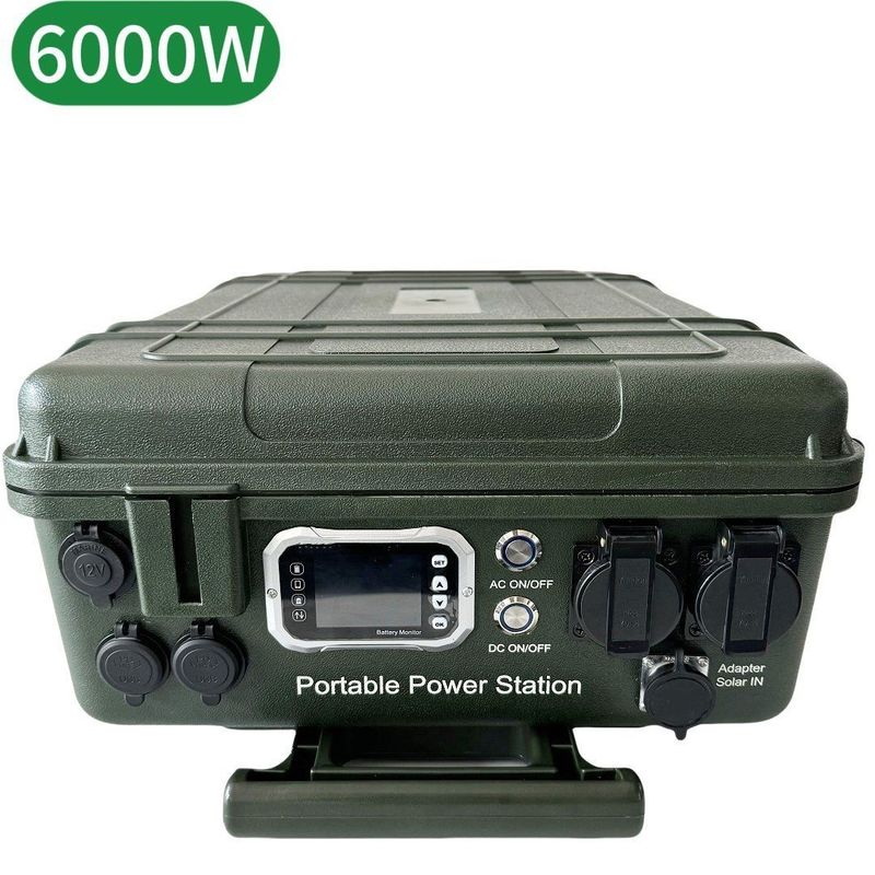 Temiz Sinüs Dalga Çıkışı 6000W/5000W7000W Dış mekan için yüksek güç acil güç kaynağı