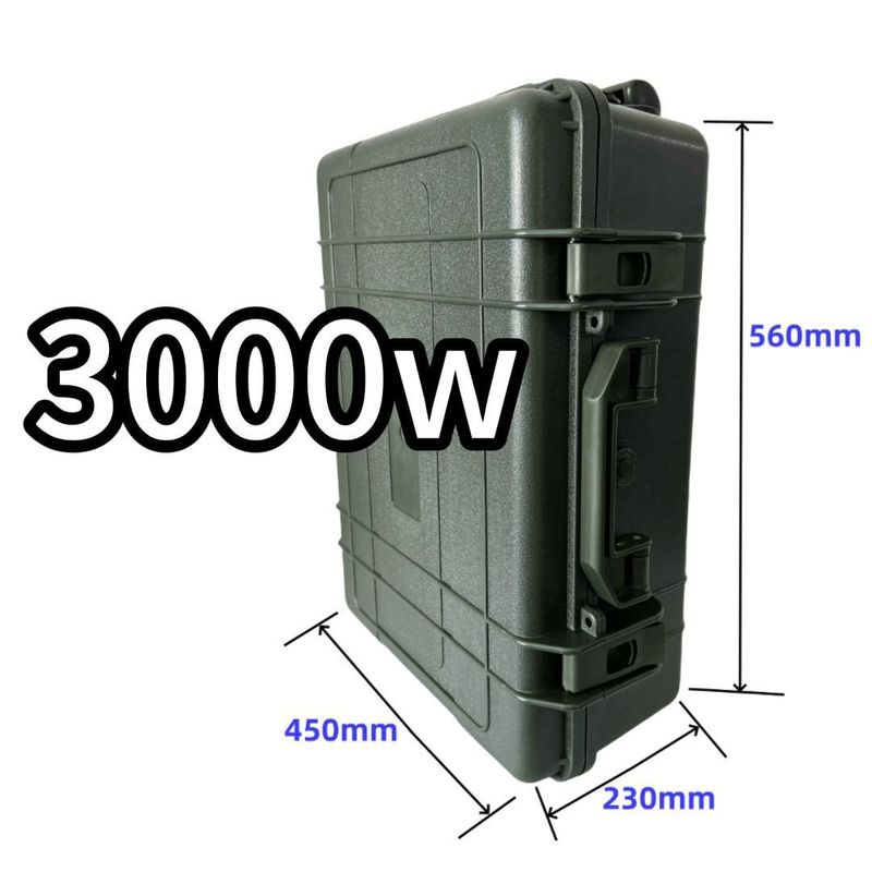 Açık Hava Çalışma Kampı AC/DC/USB Portlu 3000W Otomatik Yangın Söndürme Cihazı