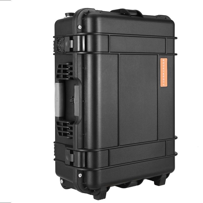 Acil durumlar için AC Pure Sinus Wave LiFePO4 6000W 3000W taşınabilir elektrik santrali