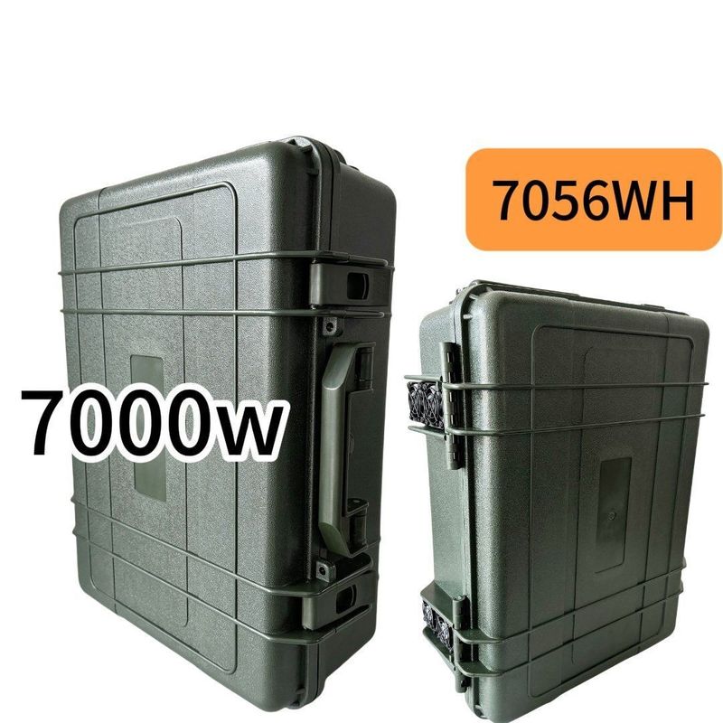 Yolculuk yedek gücü 7000W Çift Akıllı Zorlu Soğutma ile Taşınabilir Güç Santrali