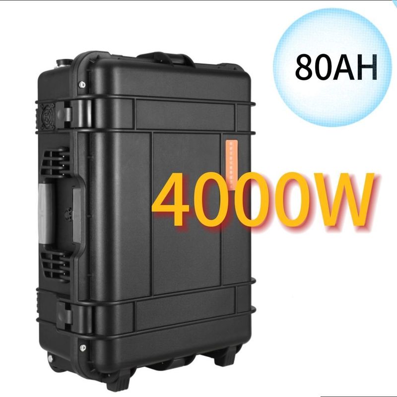 4000W/110V/230V taşınabilir enerji istasyonu için LiFePO4 enerji depolama ve pil göstergesi