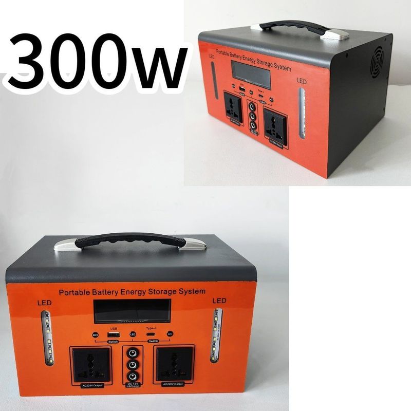 300W/110V/220V XT300 Hareket halinde şarj için dış güç istasyonu DC adaptörü dahil