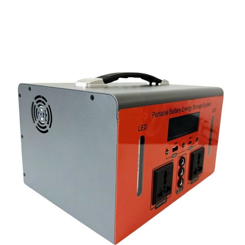 Acil durum bekleme güneş jeneratörü 500W giriş voltajı DC adaptörü ile güç santrali