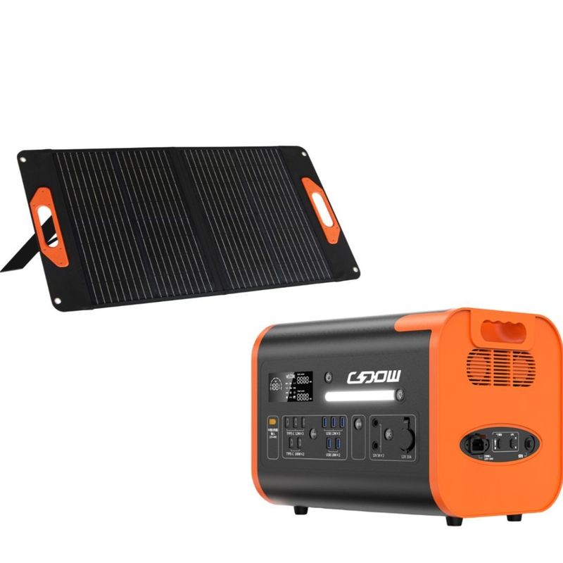 2200W Sabit Güç 4000W Dış Kamp taşınabilir Pil Güç Santrali